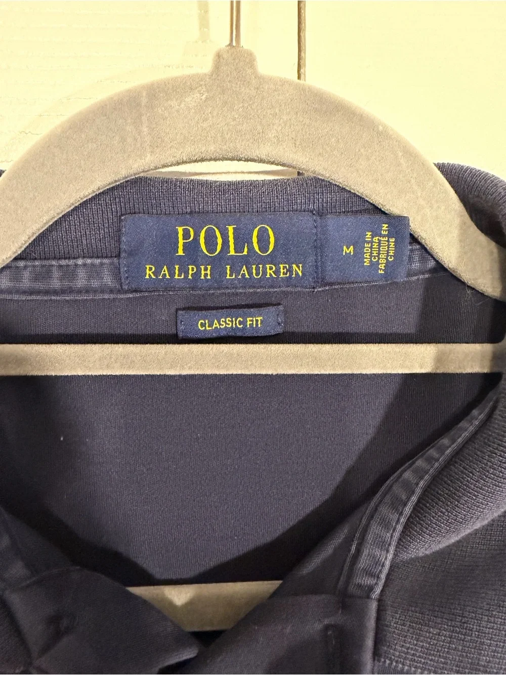Polo Ralph Lauren Classic Fit Polo Shirt Size M Navy